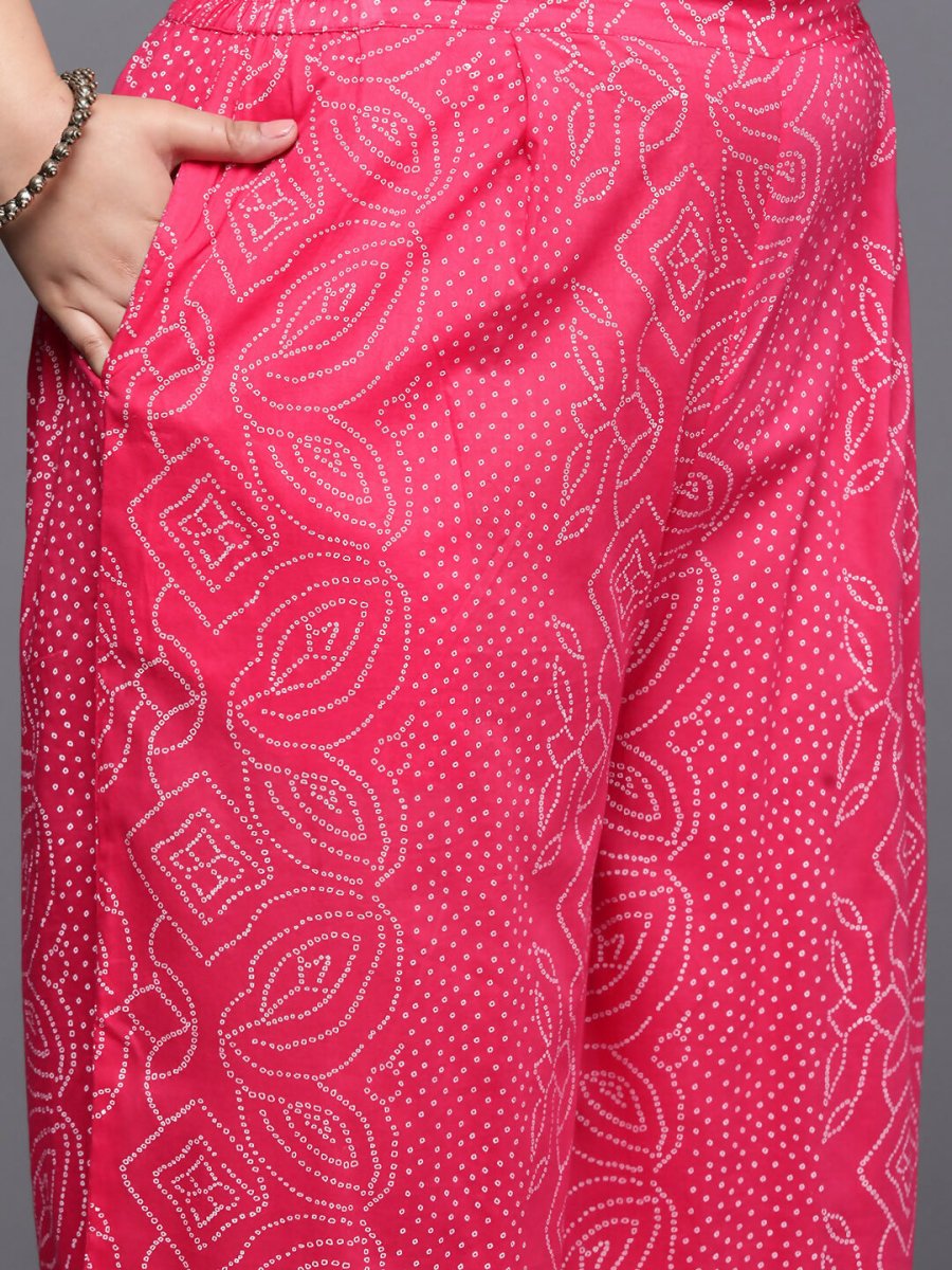 Ahalyaa Women's Traditional wear Co-ords - Pink