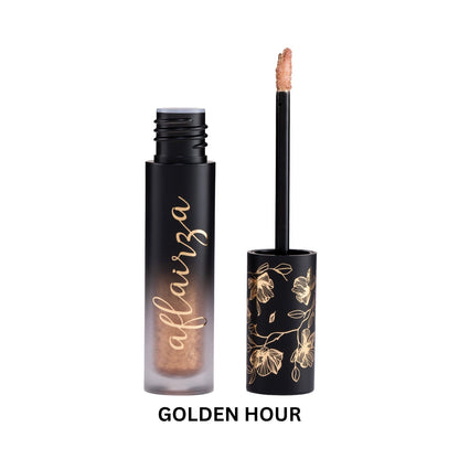 Aflairza Aflairza Velvet Liquid Eyeshadow Shimmer for Intense Pigment, Instant Glow & Water-Resistant
