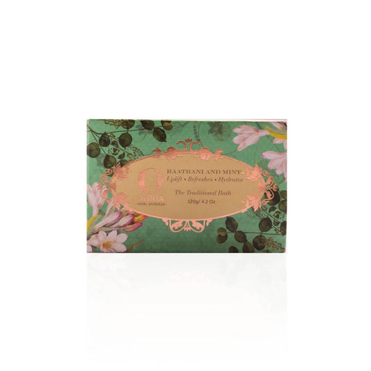 Ohria Ayurveda Raatrani And Mint Bathing Bar