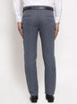 Jainish Men's Navy Cotton Polka Dots Formal Trousers ( GP 257Navy-Blue )