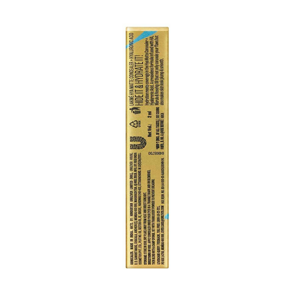Lakme 9 To 5 Hya Matte Liquid Concealer - Sand