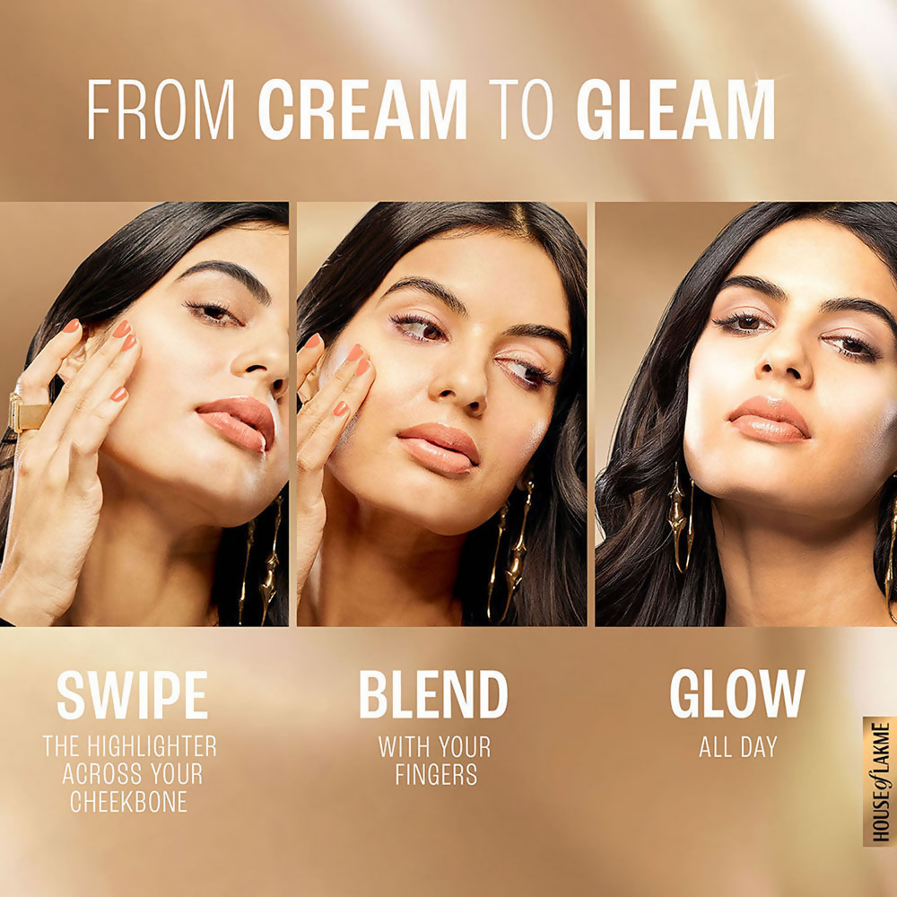 Lakme 9 to 5 Powerplay Velvet Creme Highlighter - Sultry Gold