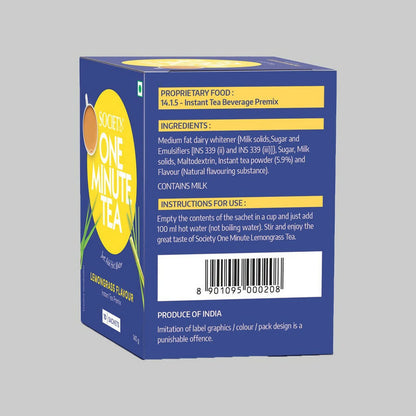 Society OMT Masala&OMT Lemongrass Flavour Tea Premix Combo