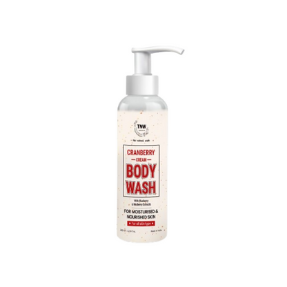The Natural Wash Cranberry Cream Body Wash