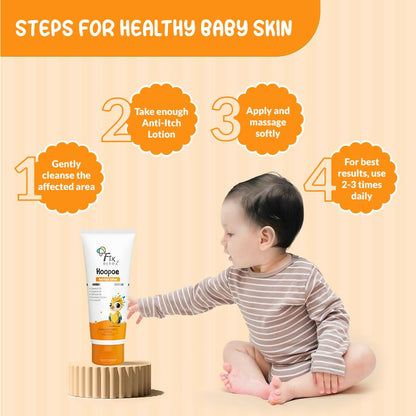 Fixderma Hoopoe Baby Anti-Itch Lotion - Soothing Relief for Itchy & Irritated Skin