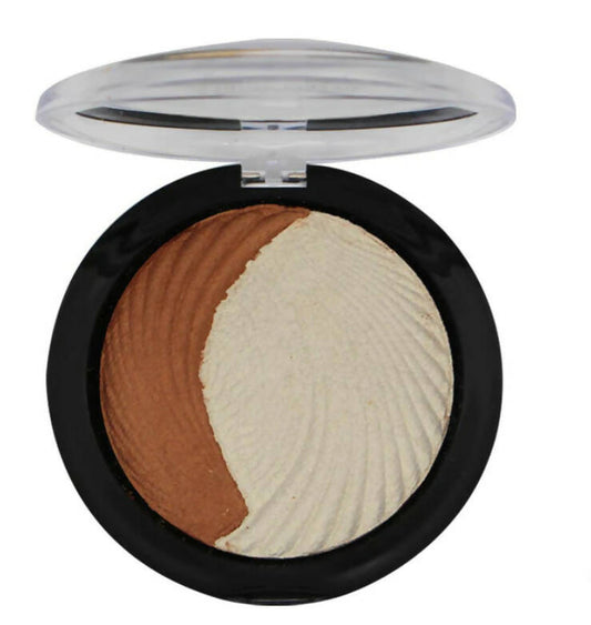 Fashion Colour Dual Face Powder and Blusher-Shade 04 (Medium To Fair)