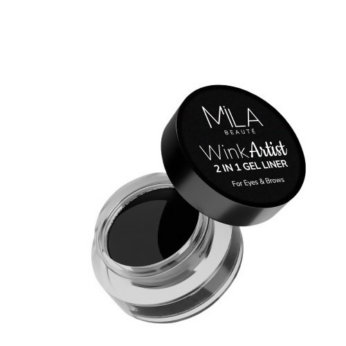 Mila Beaute Wink Artist 36Hr Smudge Proof & Waterproof Gel Eyeliner - Black