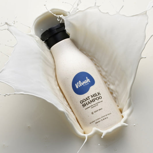 Vilvah Store Goat milk Shampoo (Intense Moisturization)