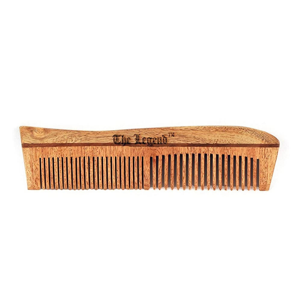 The Legend Organic Pure Neem Wood Comb Designer