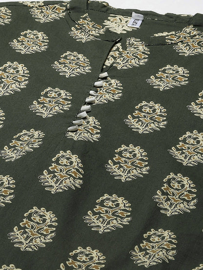 Yufta Green Printed Top