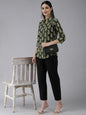 Yufta Green Printed Top