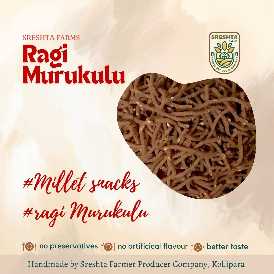 Sreshta Farms Ragi Murukulu