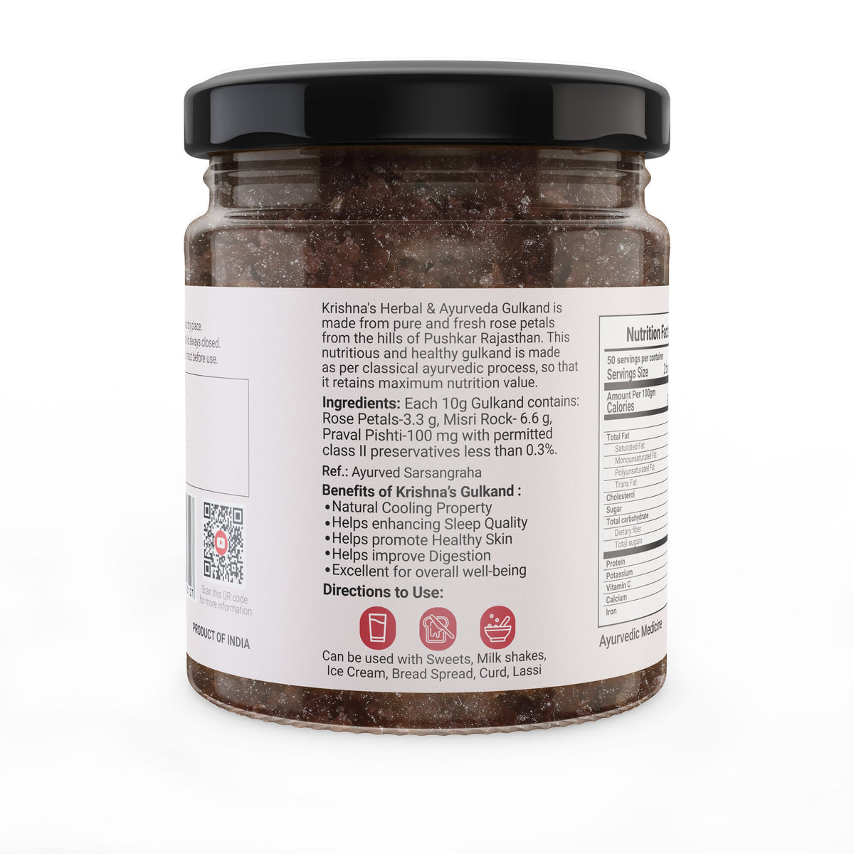 Krishna'S Herbal & Ayurveda Gulkand