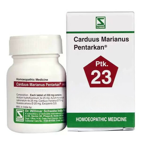 Dr. Willmar Schwabe India Carduus Marianus Pentarkan Ptk 23 Tablets