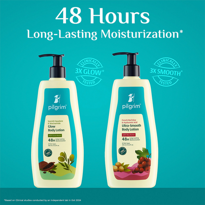 Pilgrim Spanish Squalane & Niacinamide Glow Body Lotion