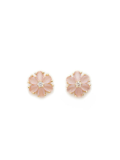 stone stud (peach) - Ruby Raang