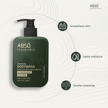 Abso Essentials 2% Niacinamide Hydrating Body Wash