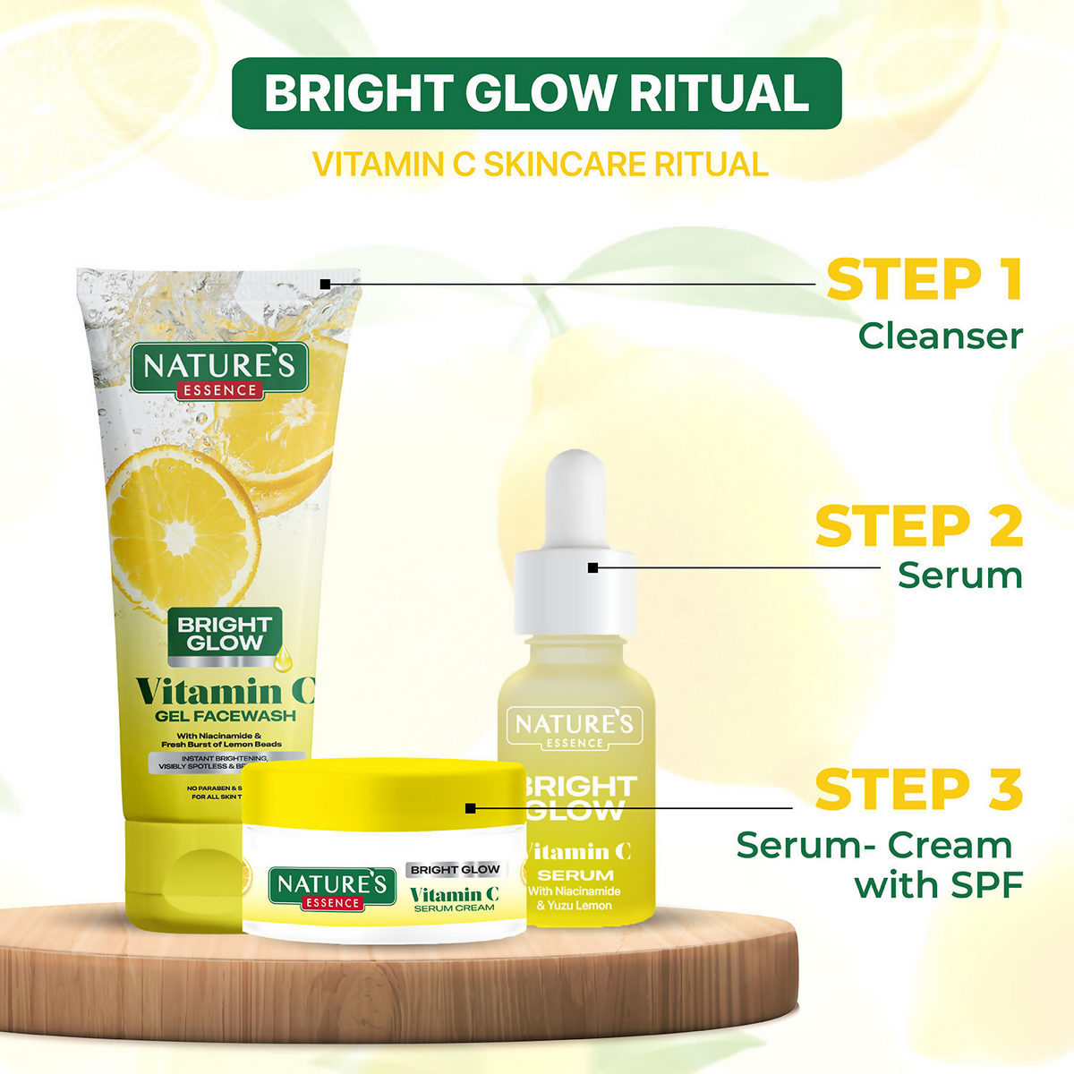 Nature's Essence Bright Glow Vitamin C Serum