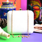 Joban Fashion Clutch In Square Shape - White