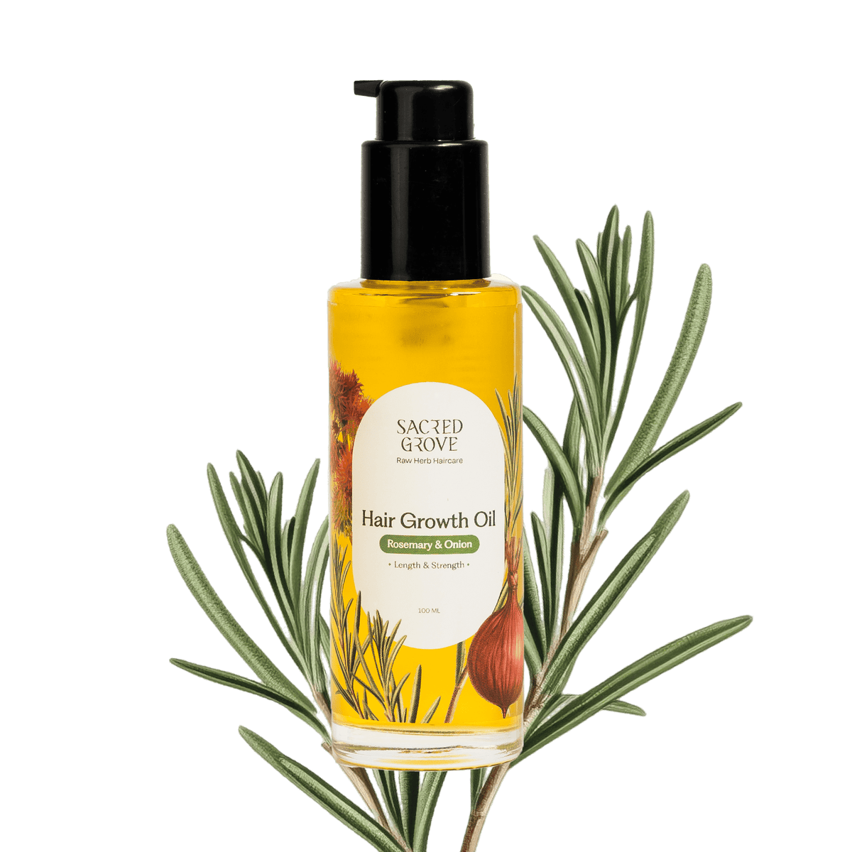 Sacred Grove Rosemary Leaves & Onion Hair Growth Oil