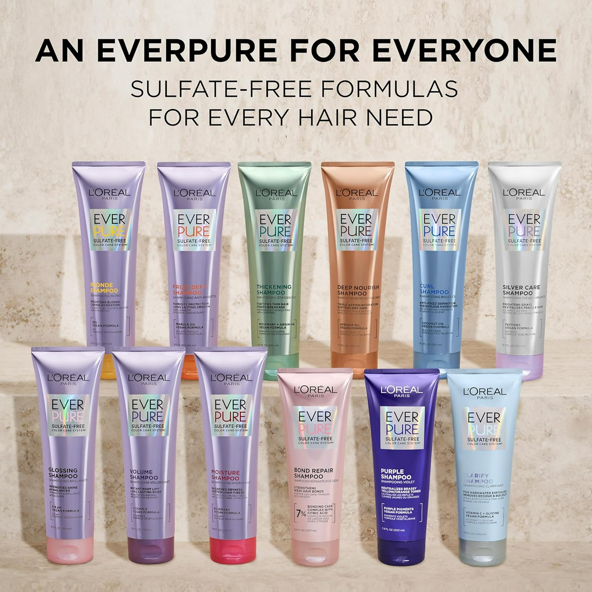 L'Oreal Paris Sulfate Free Moisture Shampoo (Evercreme Moisture Care Deep Nourish)