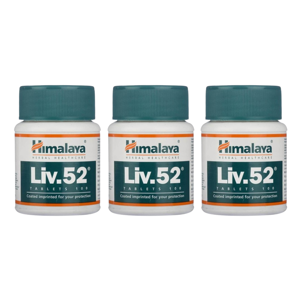 Himalaya Liv.52 Herbal Dietary Supplement Tablets - 100 Counts - Pack of 1