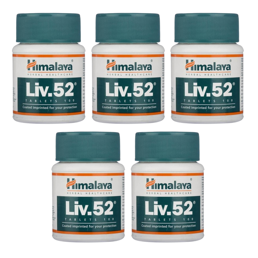 Himalaya Liv.52 Herbal Dietary Supplement Tablets - 100 Counts - Pack of 1