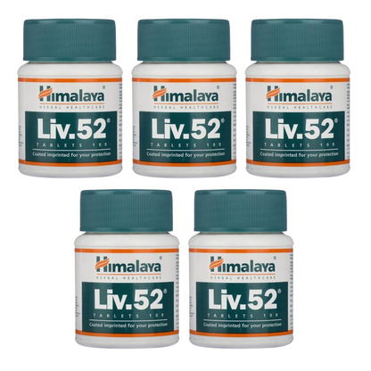 Himalaya Liv.52 Herbal Dietary Supplement Tablets - 100 Counts - Pack of 1