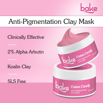 Bake Cotton Candy Anti Pigmentation Clay Mask With Alpha Arbutin