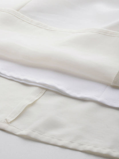 Ahalyaa Women's Traditional wear Ethnic Dress - Off White