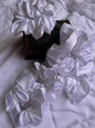 Diva Globe Cloud White Scrunchies