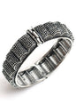 Mominos Fashion Kamal Johar Oxidised Silver Bangles Set