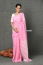 Very Much Indian Pure Mul Cotton Handloom Saree - Feather Pink