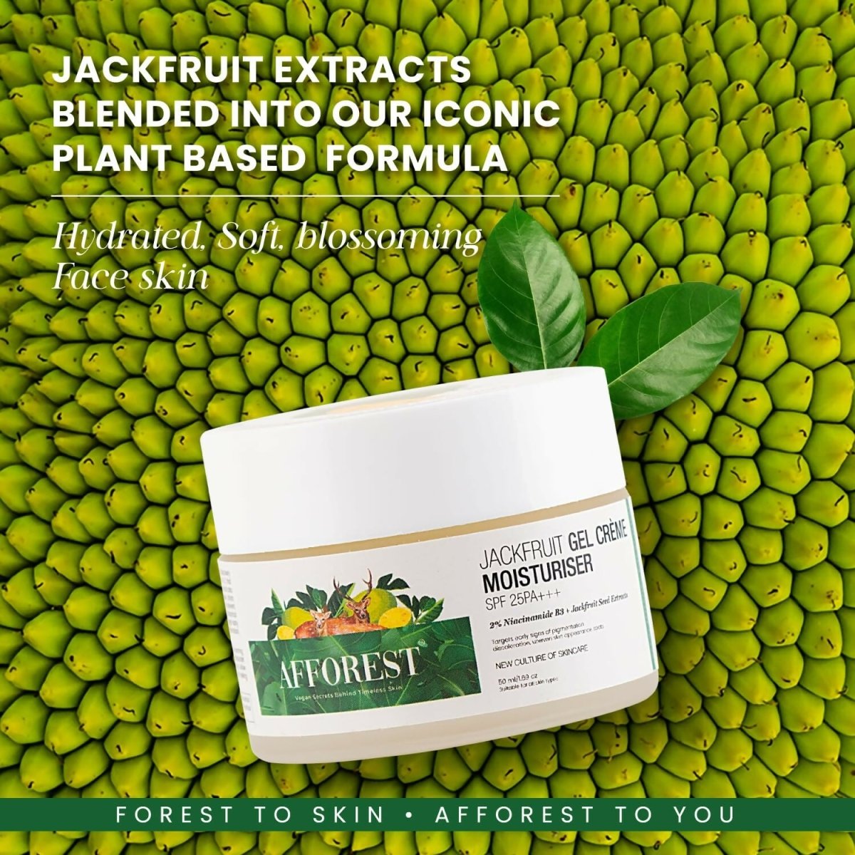 Afforest Jackfruit Gel Creme Moisturiser SPF 25 PA+++