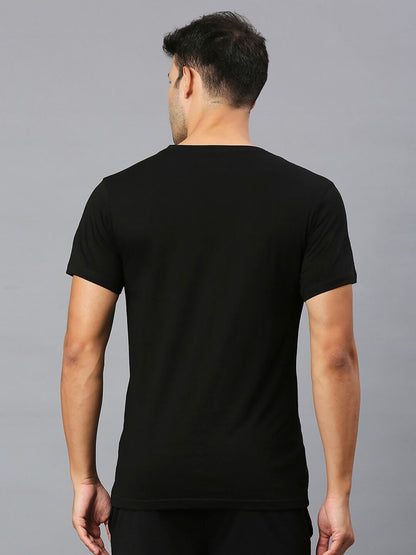 Fancode Sunrisers Hyderabad Logo Print Round Neck Cotton IPL T-shirt