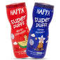 Happa Organic Multigrain Vanilla Blueberry & Apple Cinnamon Melts Super Puffs Combo (8 Months+)
