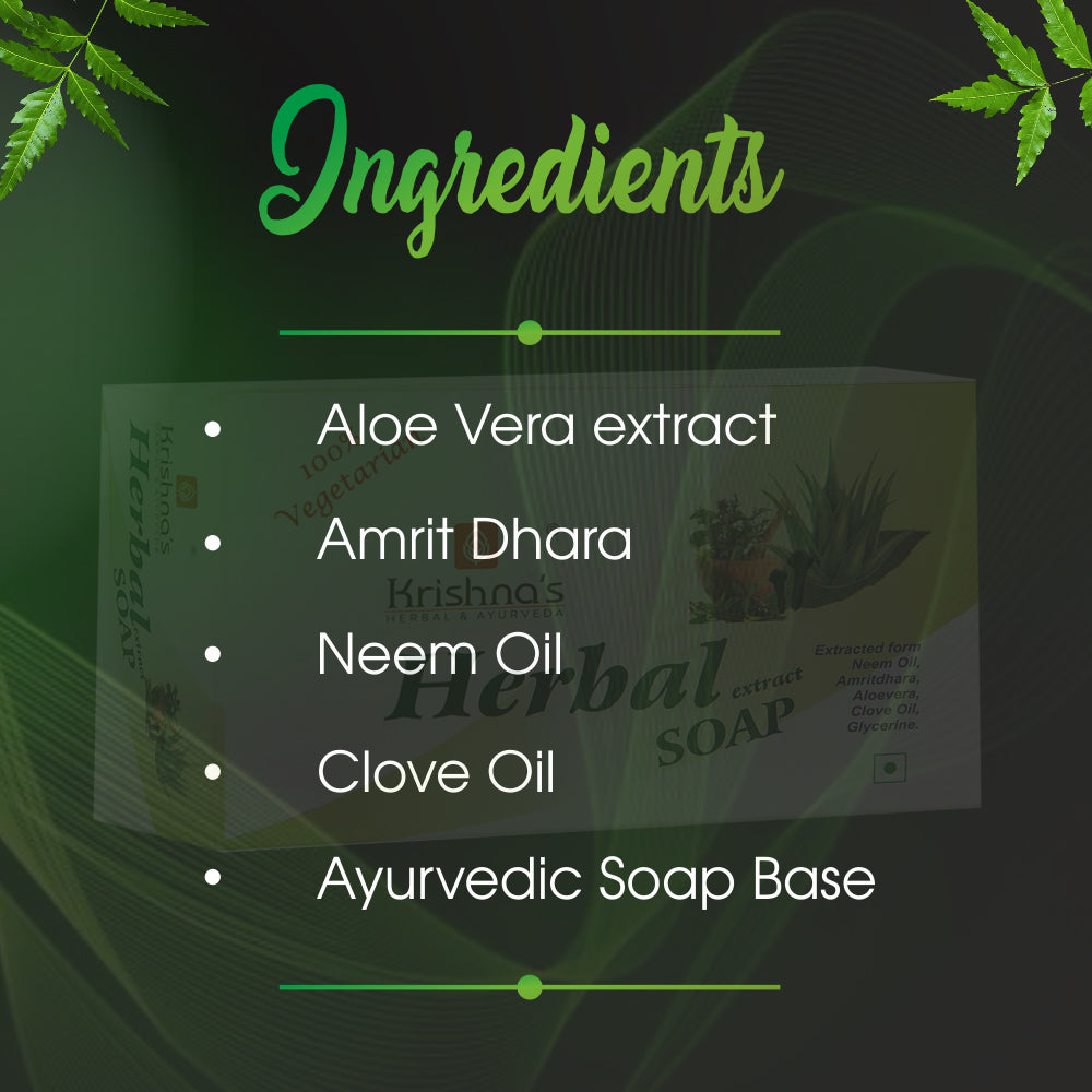 Krishna'S Herbal & Ayurveda Herbal Soap Fully Hydrated
