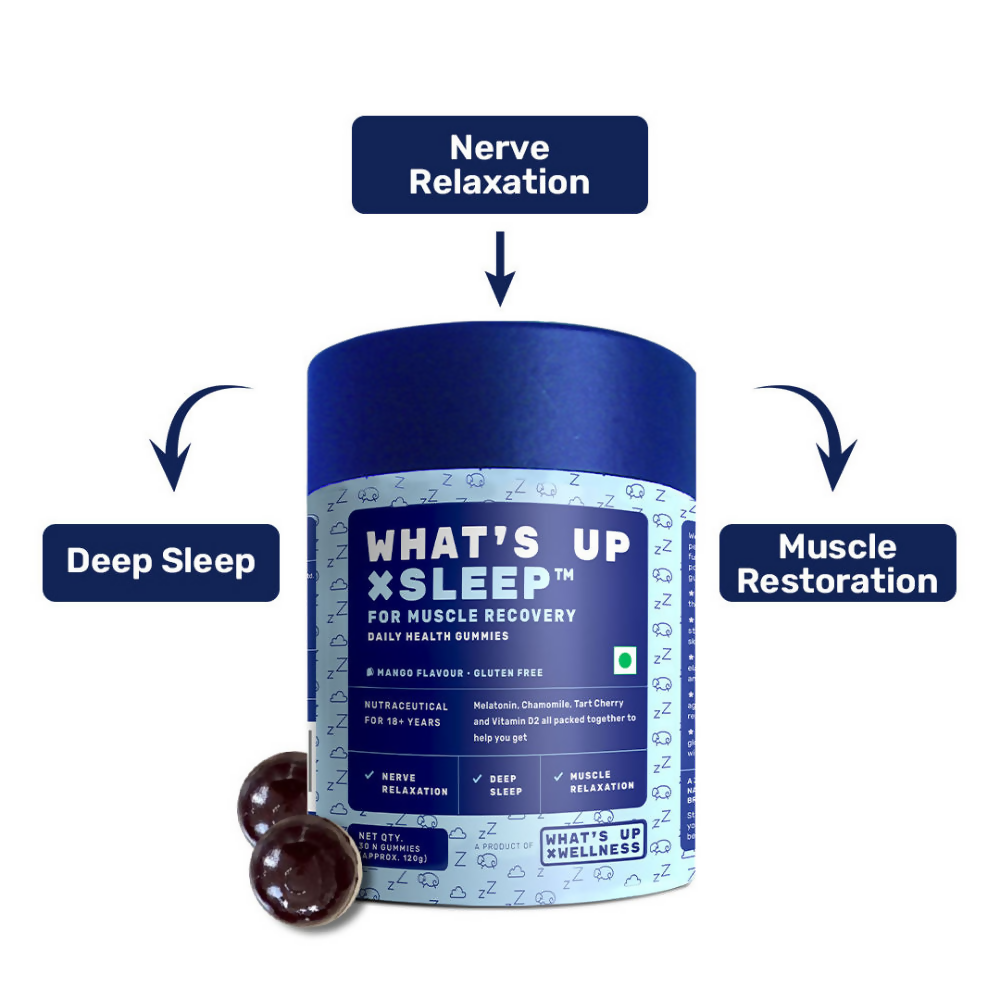 What's Up Wellness Sleep Gummies For Muscle Recovery