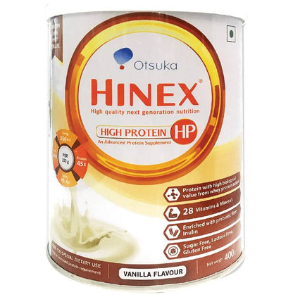 Hinex HP High Protein Powder - Vanilla Flavor