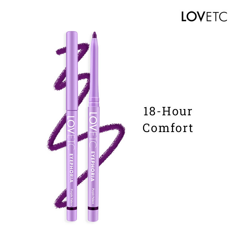 LOVETC Eyephoria Longwear Smudge-Proof Retractable Kajal - Purple Palace