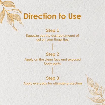 NatAura Aqua Sunscreen Gel SPF 50