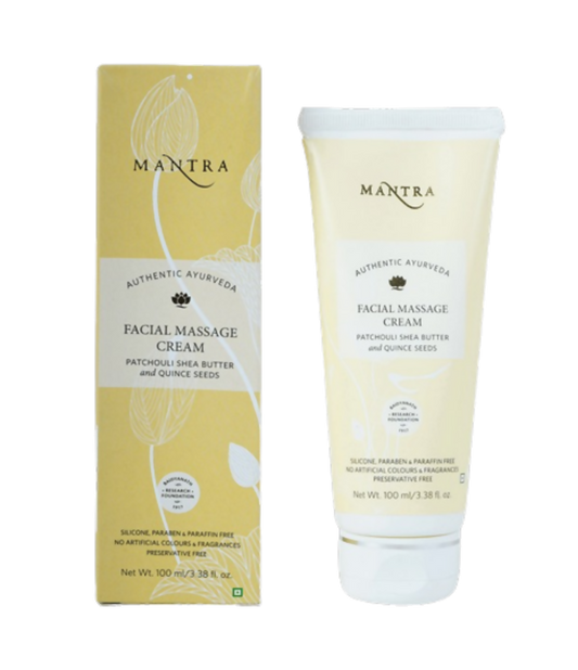 Mantra Herbal Facial Massage Cream Patchouli Shea Butter and Quince Seeds