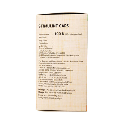 Sitaram Ayurveda Stimulint Capsules