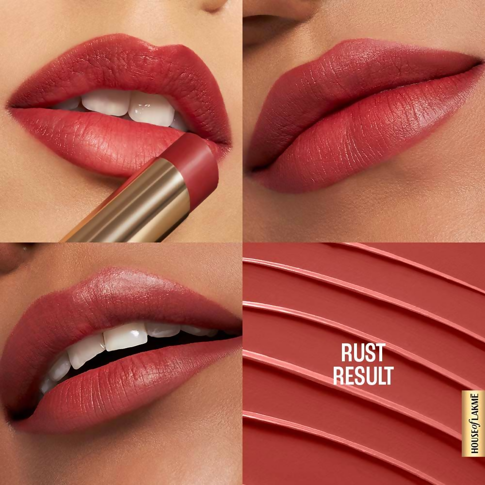 Lakme 9to5 Hya Matte Lipstick - Rust Result