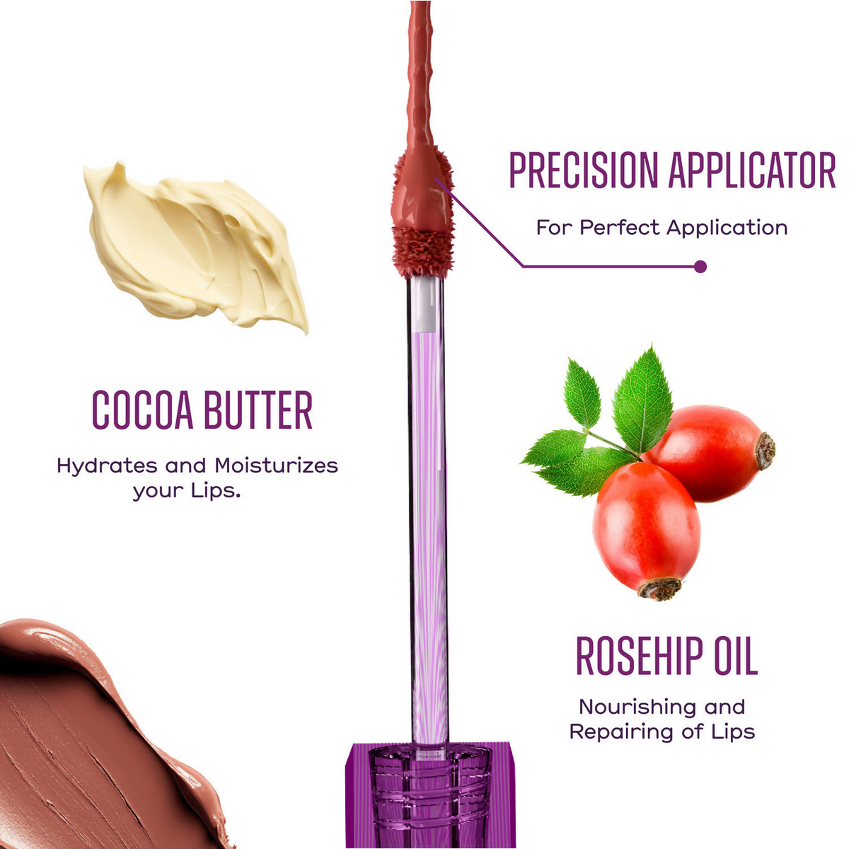 Blue Heaven Ultimatte Whipp Lip Liquid Lipstick - Seriously Brown