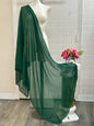 Green chiffon dupatta