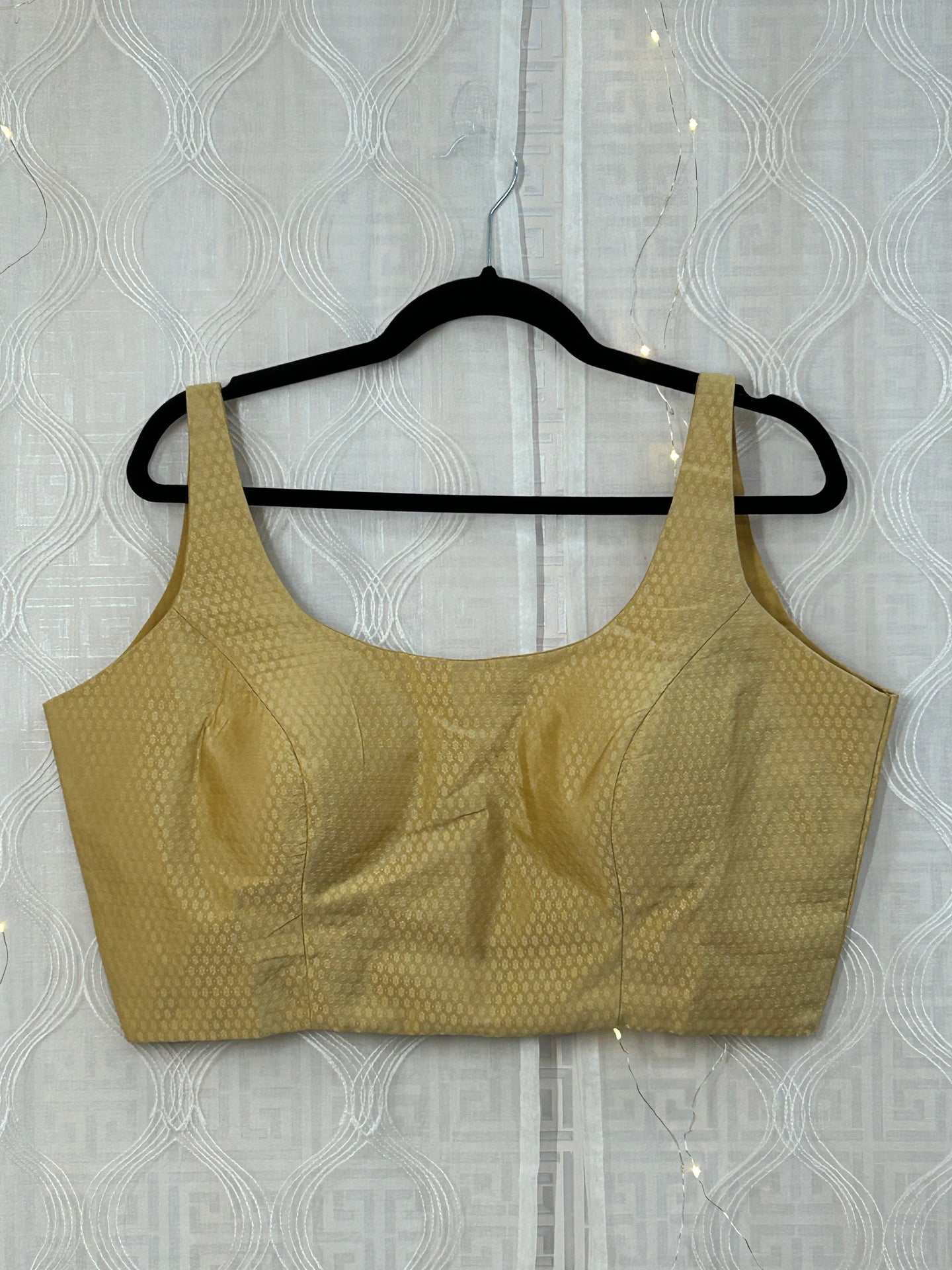 Gold blouse : readymade blouse