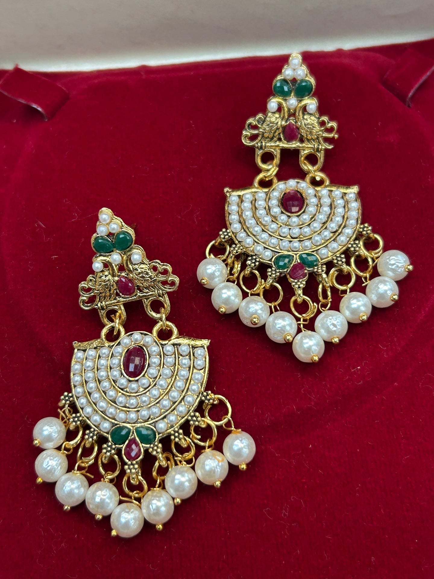 Pearl earrings