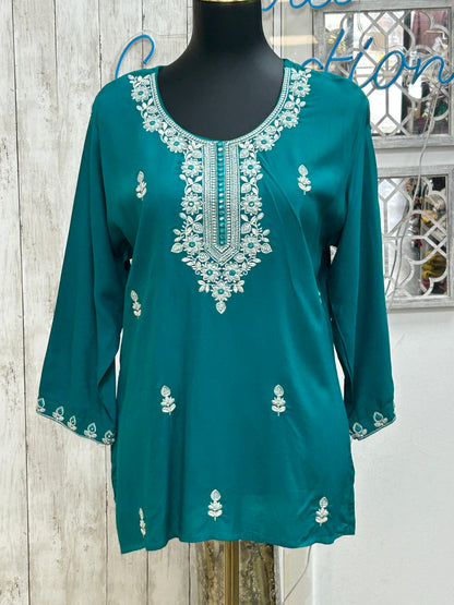 Rayon short Kurtis