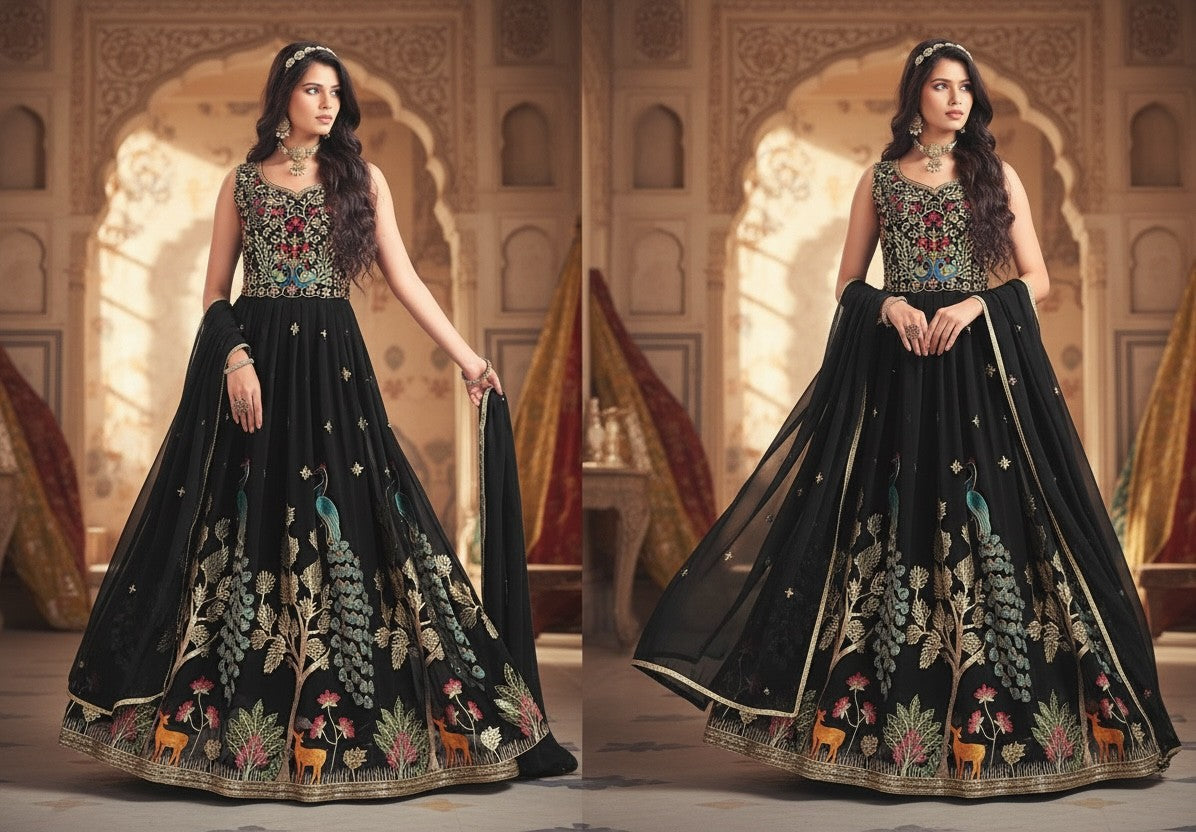 Indo western Anarkali